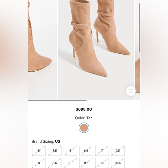 $695 Stuart Weitzman Stuart 100 Belted Boots - Picture 7 of 11